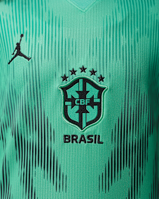 Brazil 2026 Stadium Goalkeeper Older Kids' Jordan Dri-FIT Football